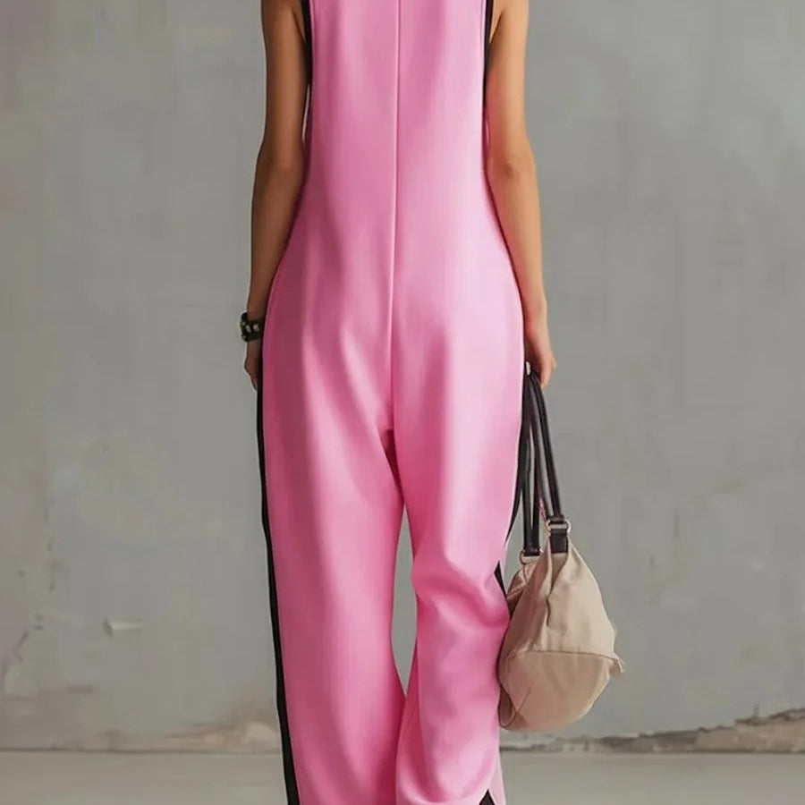 Women's Casual Utility Wide Leg Jumpsuit