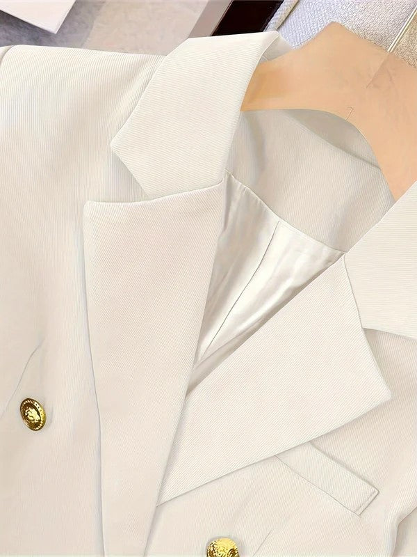 Women's Structured Twin Row Blazer