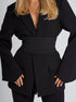 Women's Blazer with Self Tie Waist