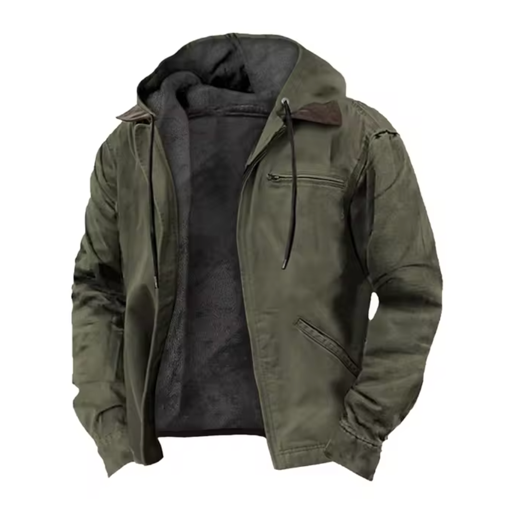 Men's Hooded Full Zip Jacket