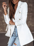 Women's Twin Row Blazer in Black or White