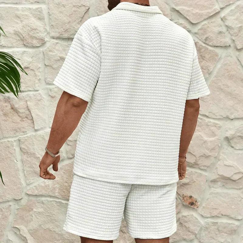 The Redford Co-Ord Set - Polo & Shorts for Men