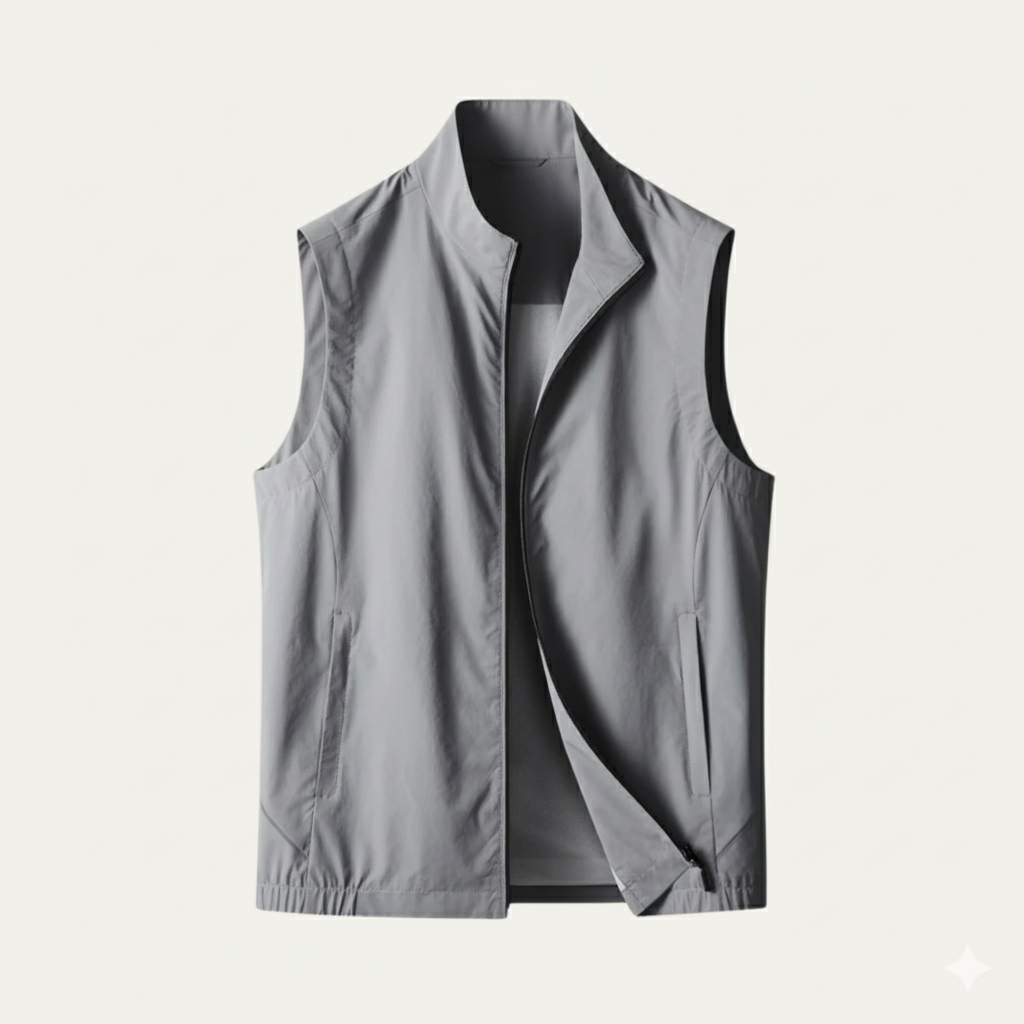The SoHo Men’s Lightweight Casual Vest – Breathable Sleeveless Outdoor Vest for Layering