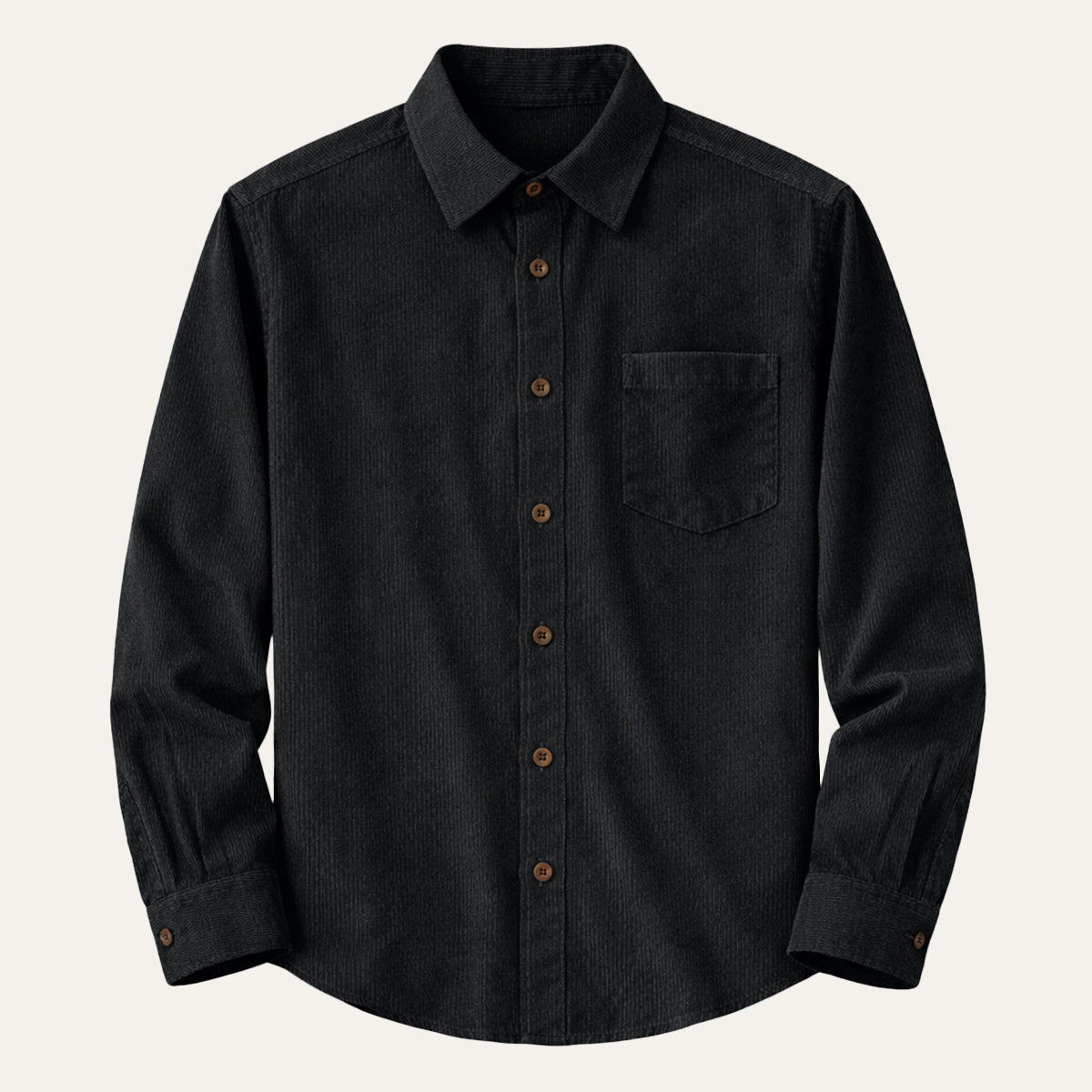 The Appenzell Men’s Solid Colour Casual Corduroy Shirt