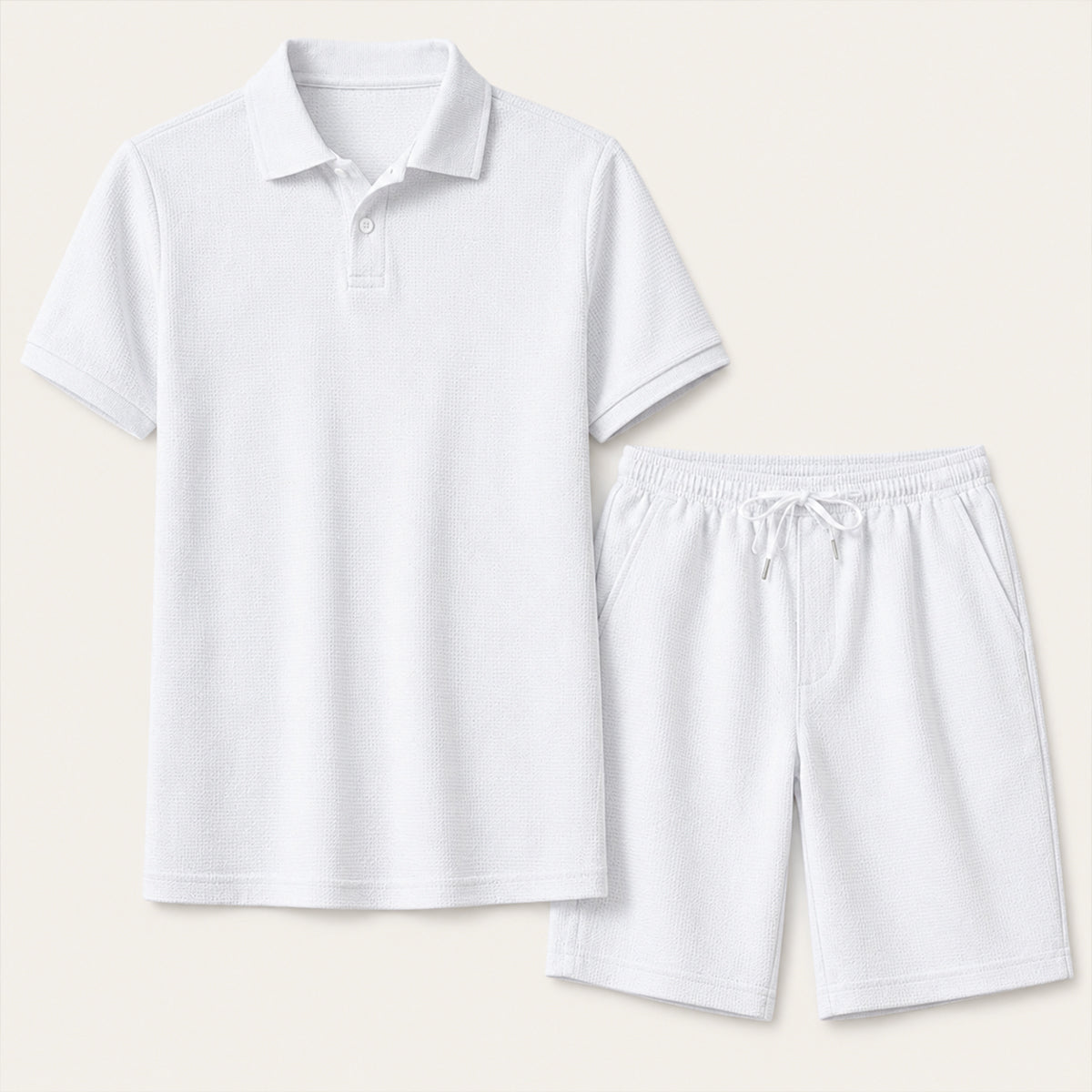 The Ashwood Creek Men’s Casual Co-Ord Set – Shirt & Shorts