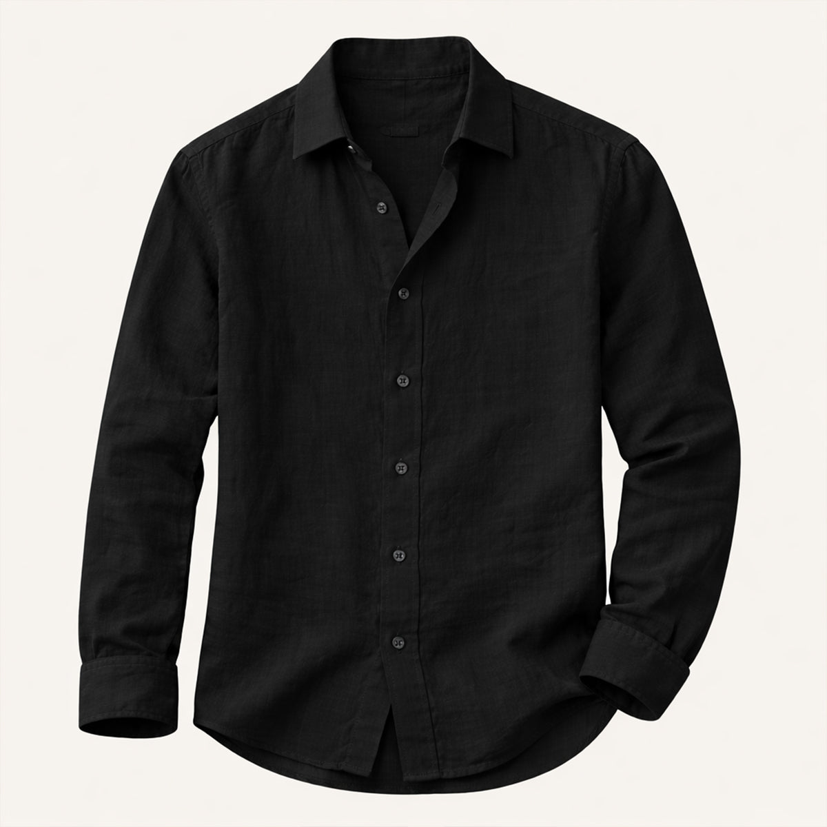 The Richmond Men’s Lightweight Cotton Linen Button-Up Shirt