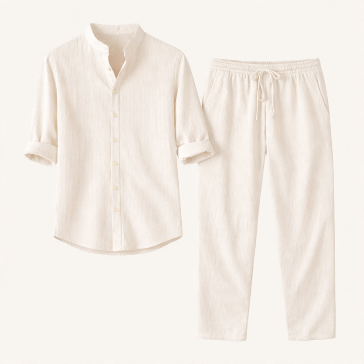 The Hampton Men’s Summer Lightweight Set – Shirt & Pants