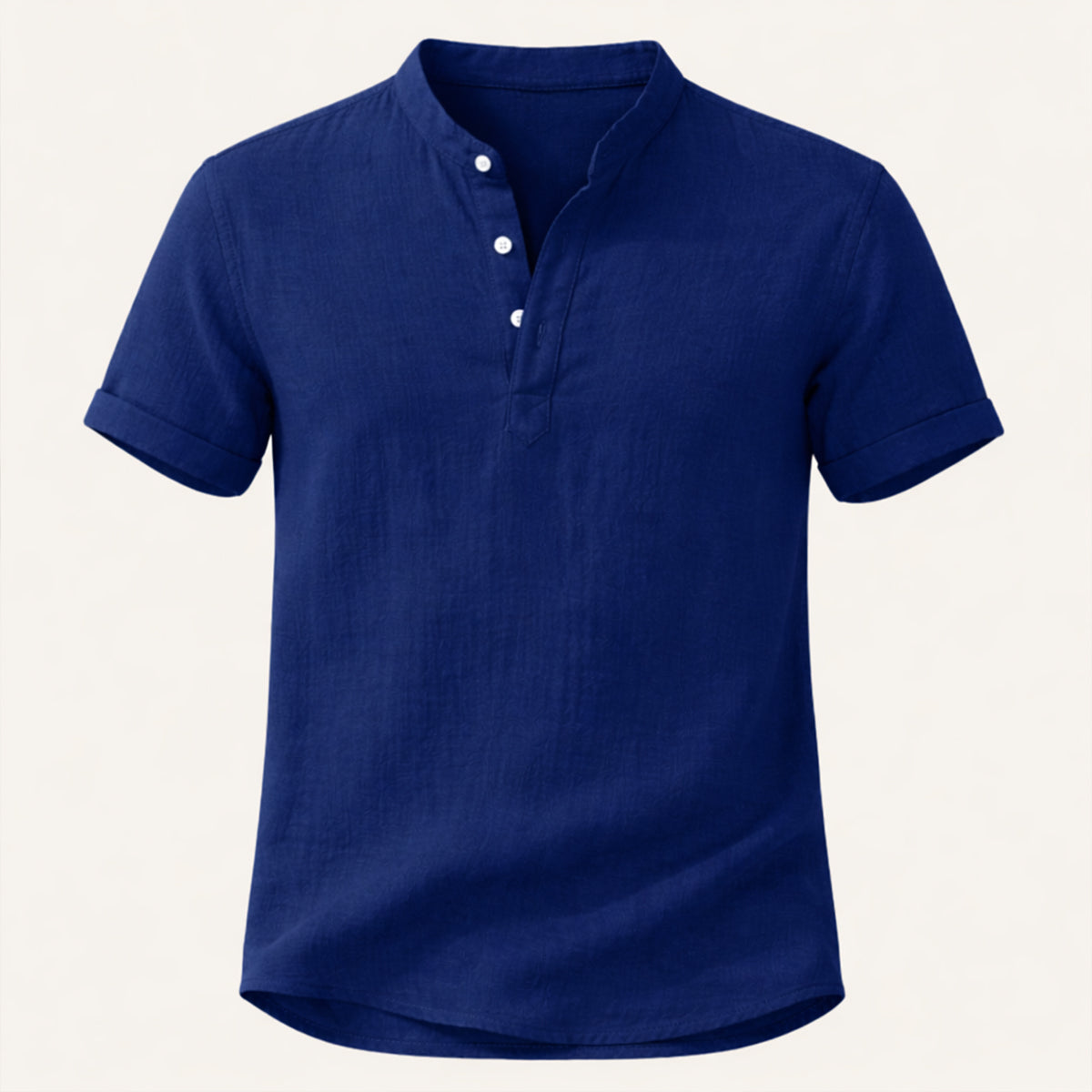 The Glencrest Ridge Men's Soft Linen Summer Casual Button-Up Shirt