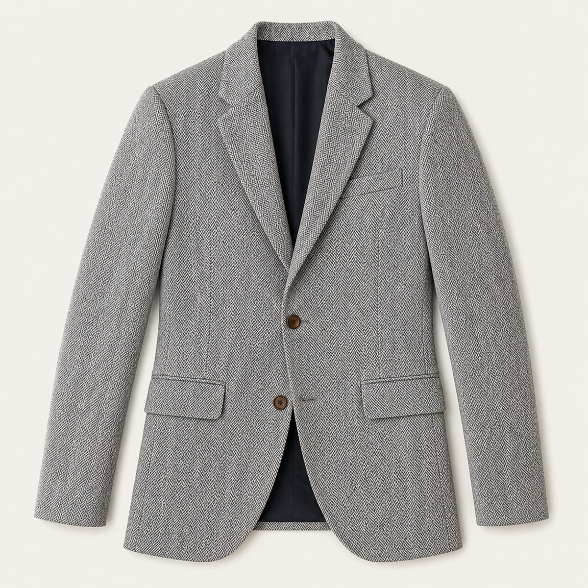 The Jefferson Men’s Classic Wool Herringbone Tweed Blazer