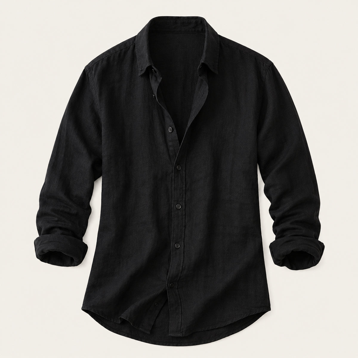 The Silverlake Men’s Cotton Linen Button-Up Beach Shirt