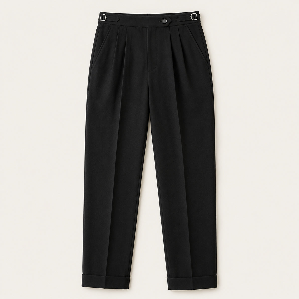 The Riva Garda Men’s High Waist Double Pleated Pants