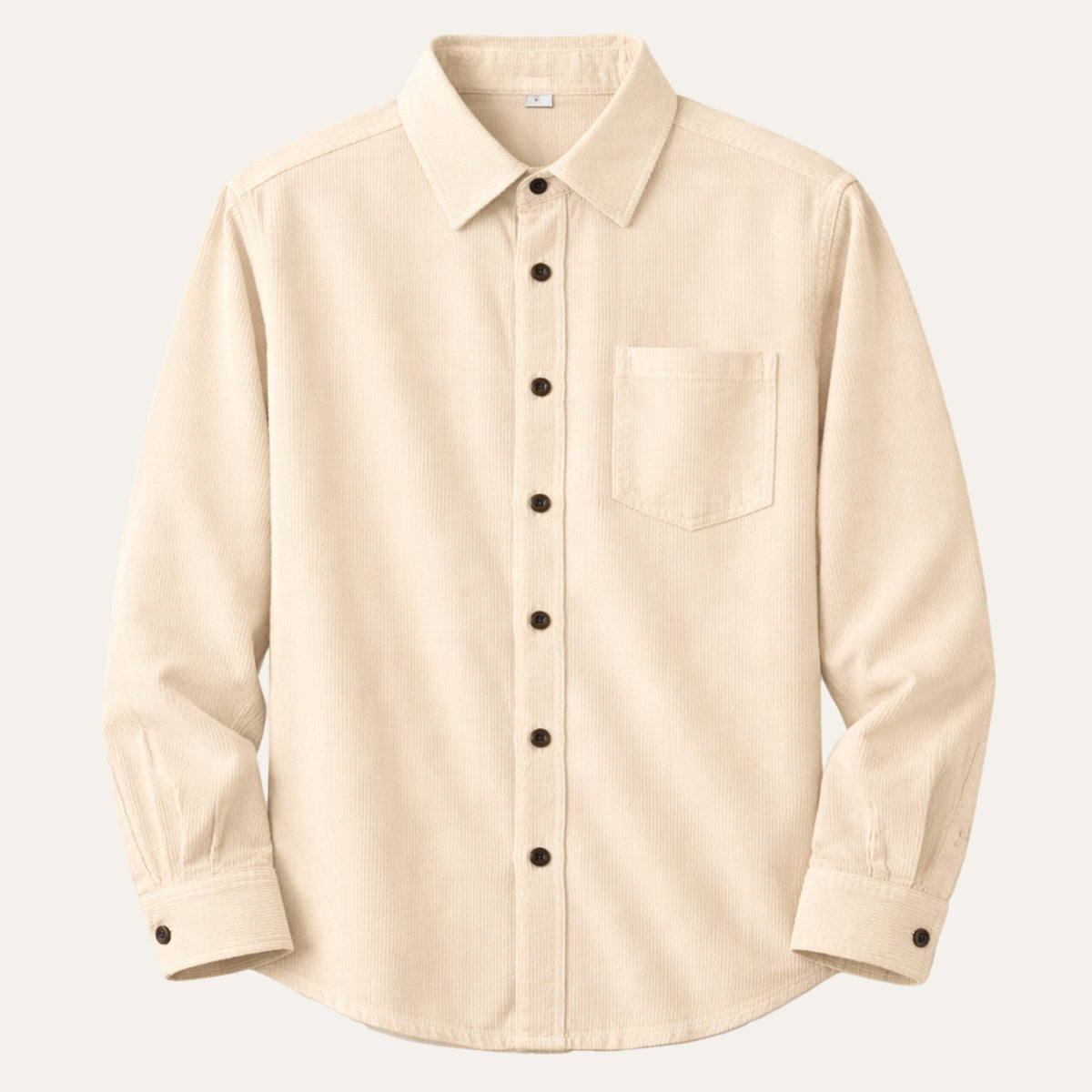 The Appenzell Men’s Solid Colour Casual Corduroy Shirt