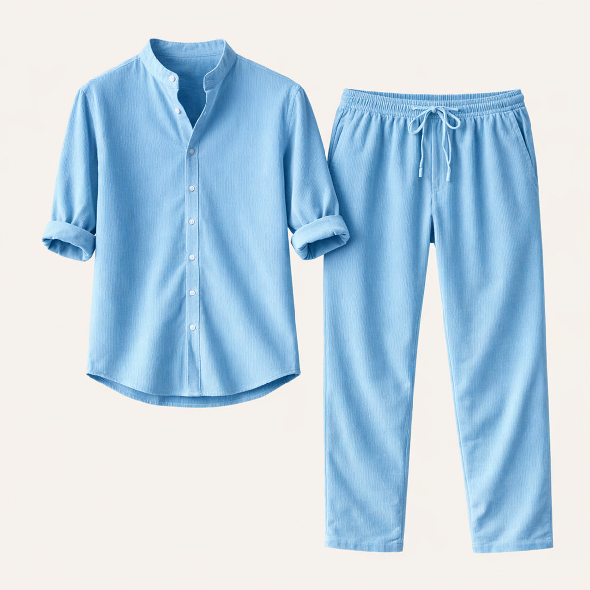 The Marble Arch Men’s Summer Casual Set – Shirt & Pants