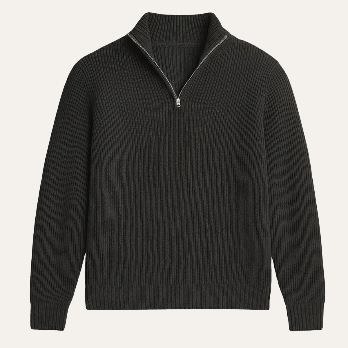 The Vicenza Men’s Soft Knit Cashmere Half Zip Sweater