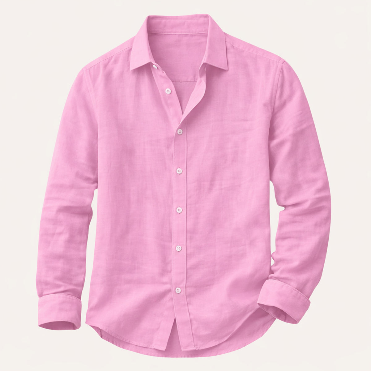The Richmond Men’s Lightweight Cotton Linen Button-Up Shirt