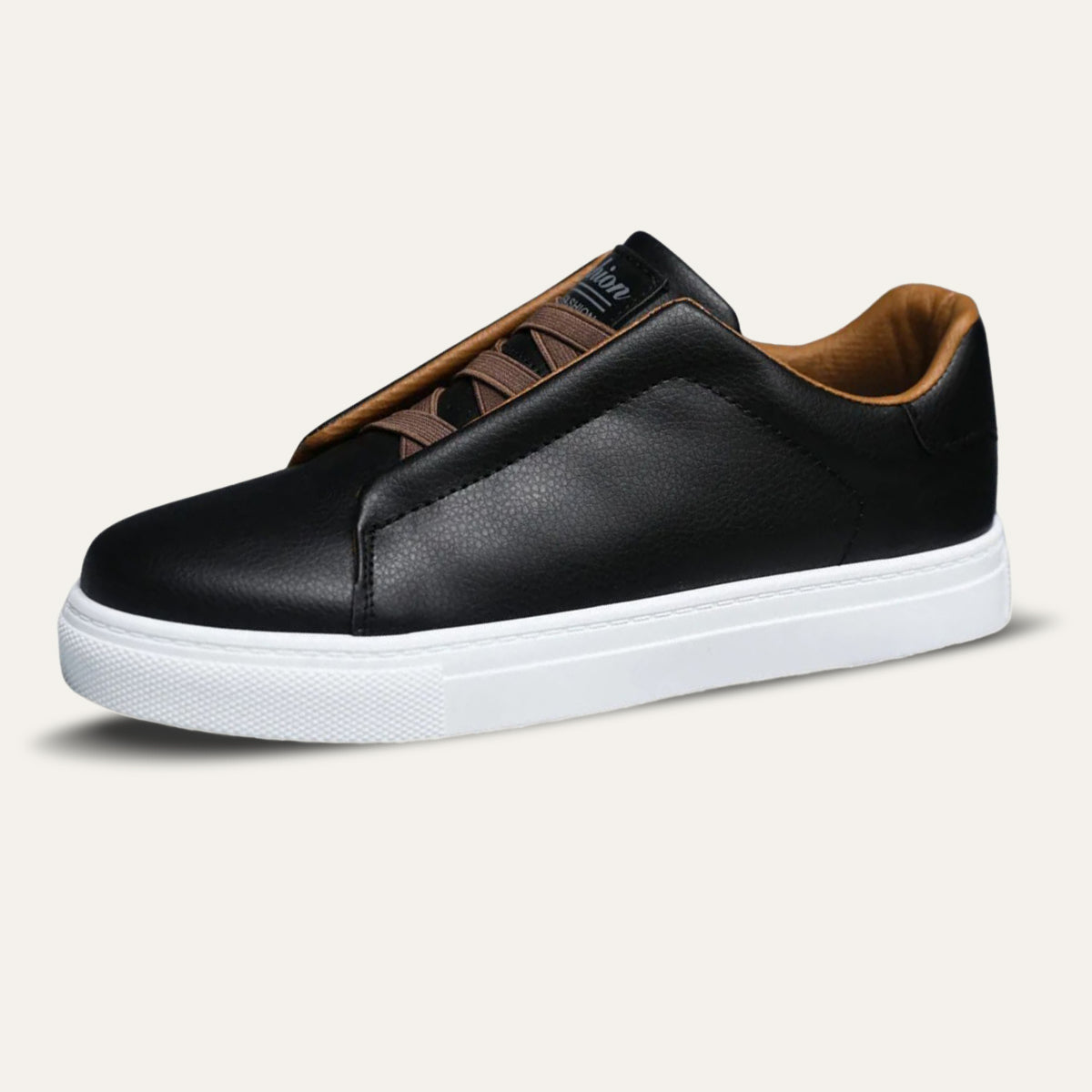 The Ashford Premium Leather Slip On Orthopedic Trainers for men