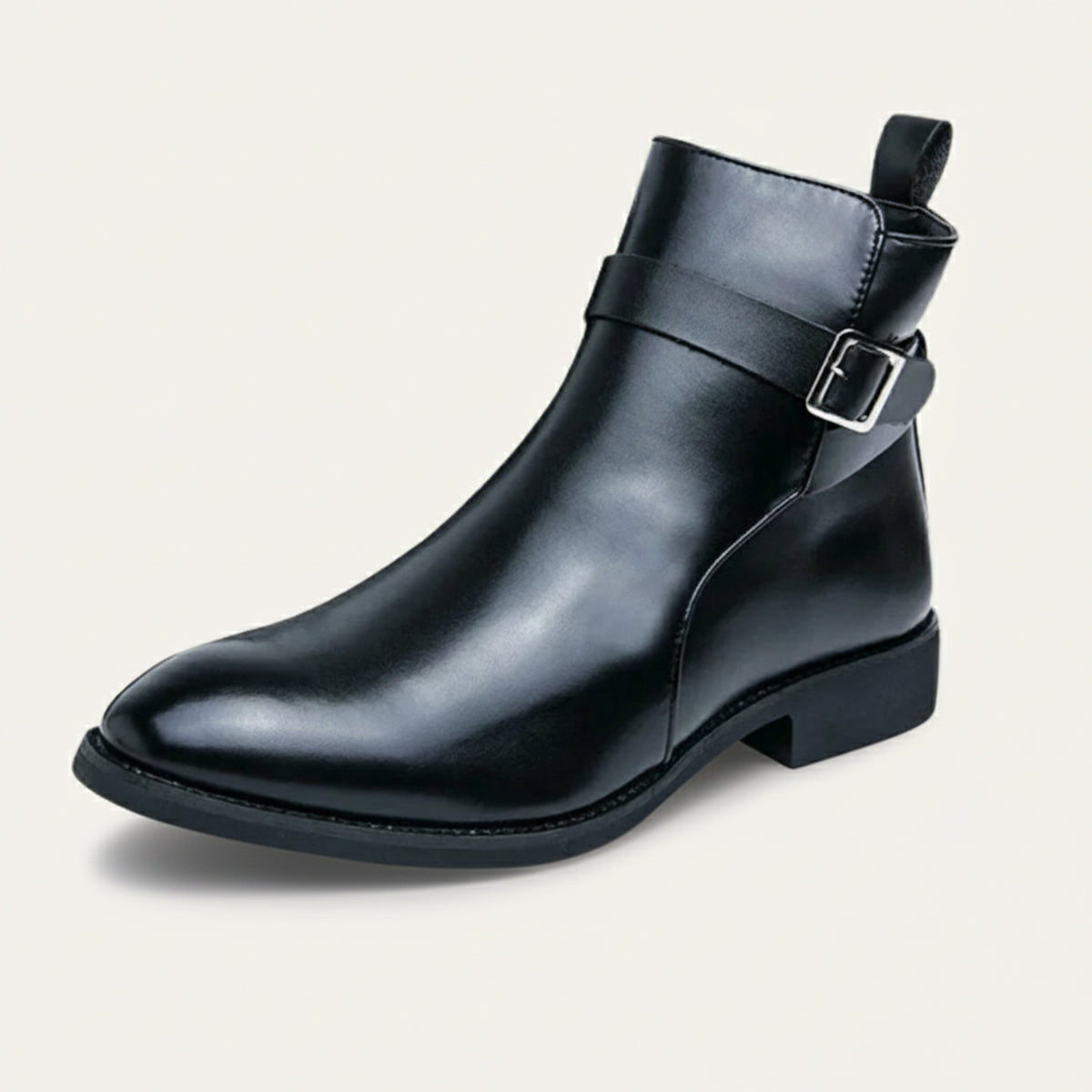 The Franciacorta Men’s Leather Ankle Boots with Side Zip & Non Slip Sole