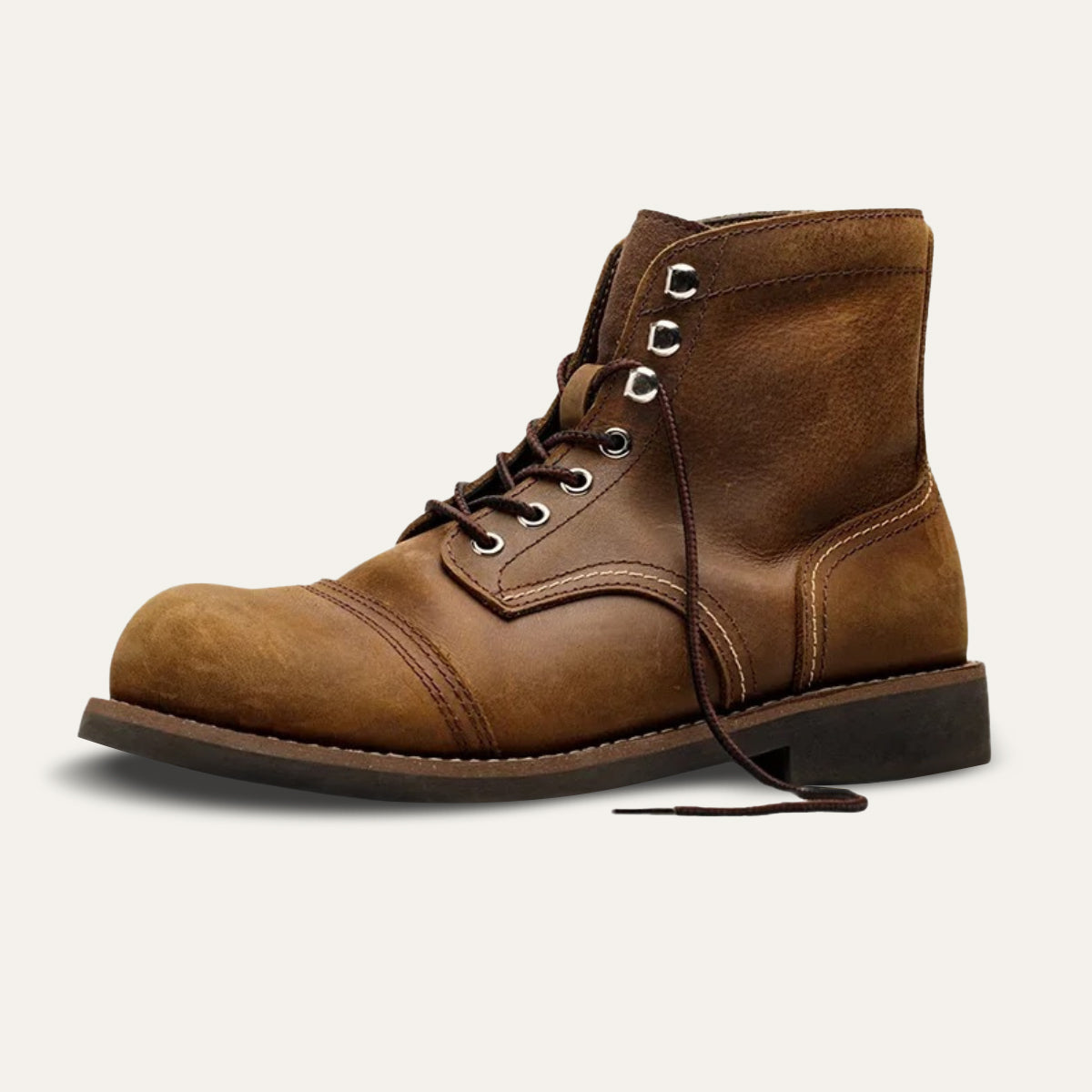 The Grayfield Men’s Lace Up Combat Leather Boots