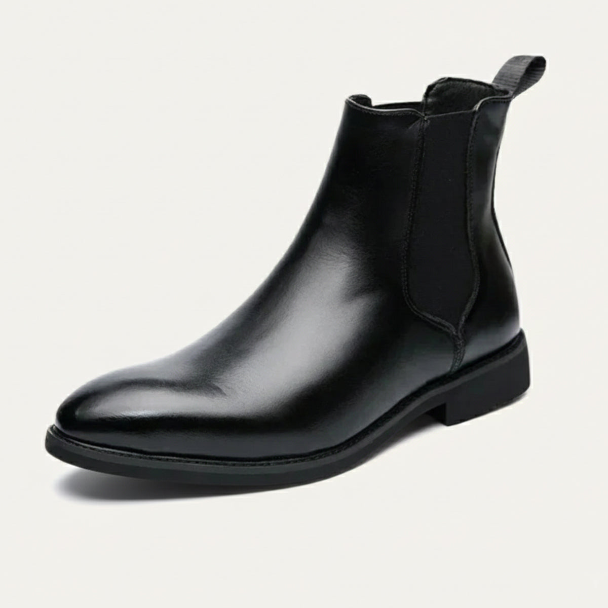 The Cobblestone Men’s Classic Ankle Slip On Leather Boots