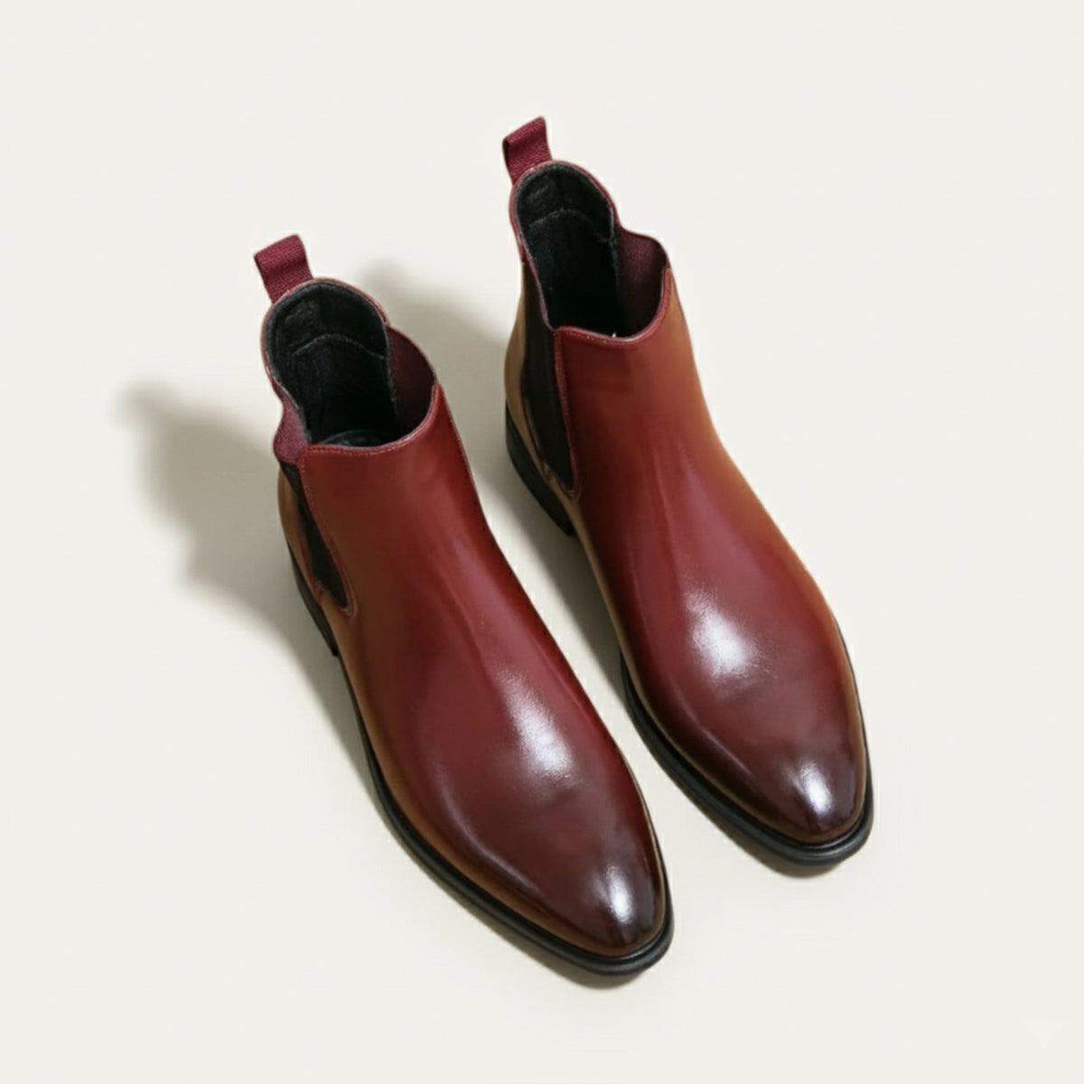 The Cobblestone Men’s Classic Ankle Slip On Leather Boots