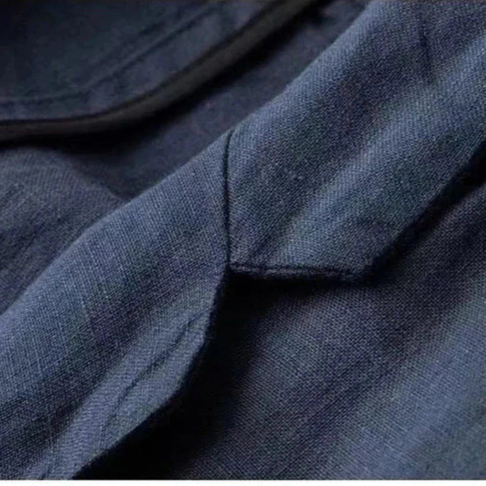 The Naples Men’s Linen Summer Blazer and Pants Set