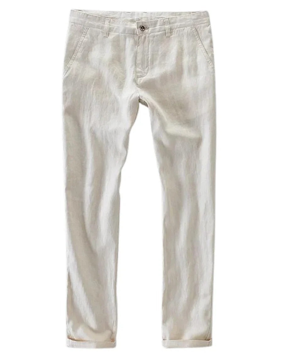 The Scottsdale Men's Relaxed Fit Linen Trousers