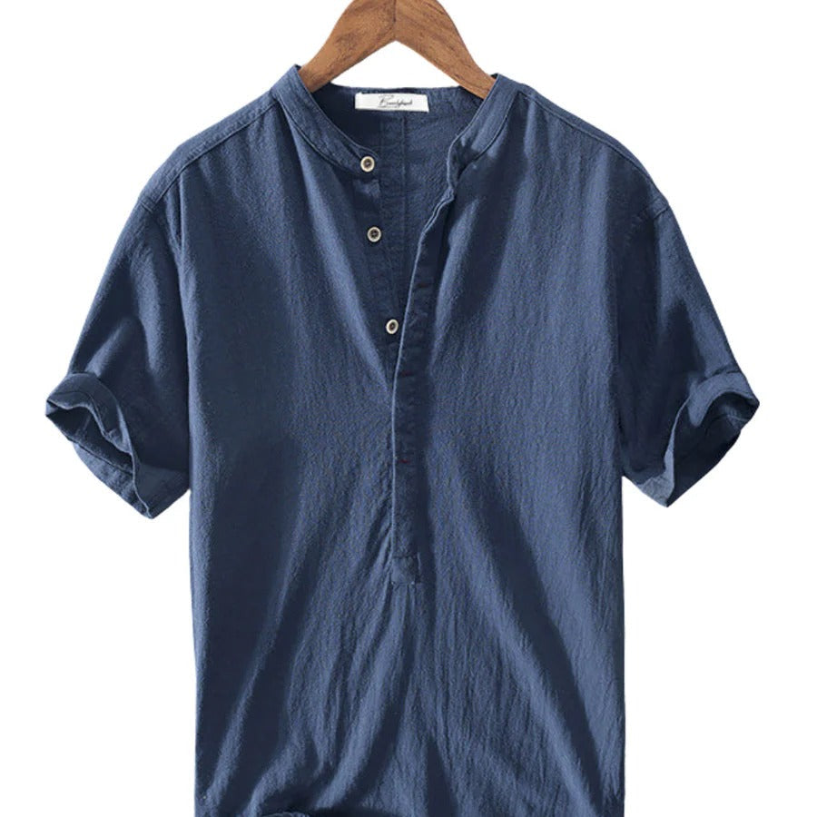 The Sonoma Men's Linen Collar Shirt