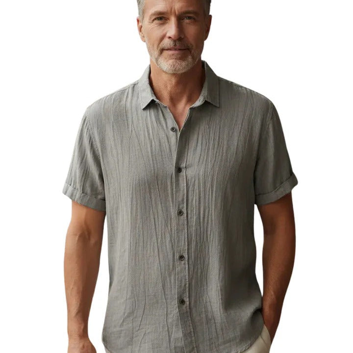 The Big Sur Men’s Lightweight Short Sleeve Button Up Shirt