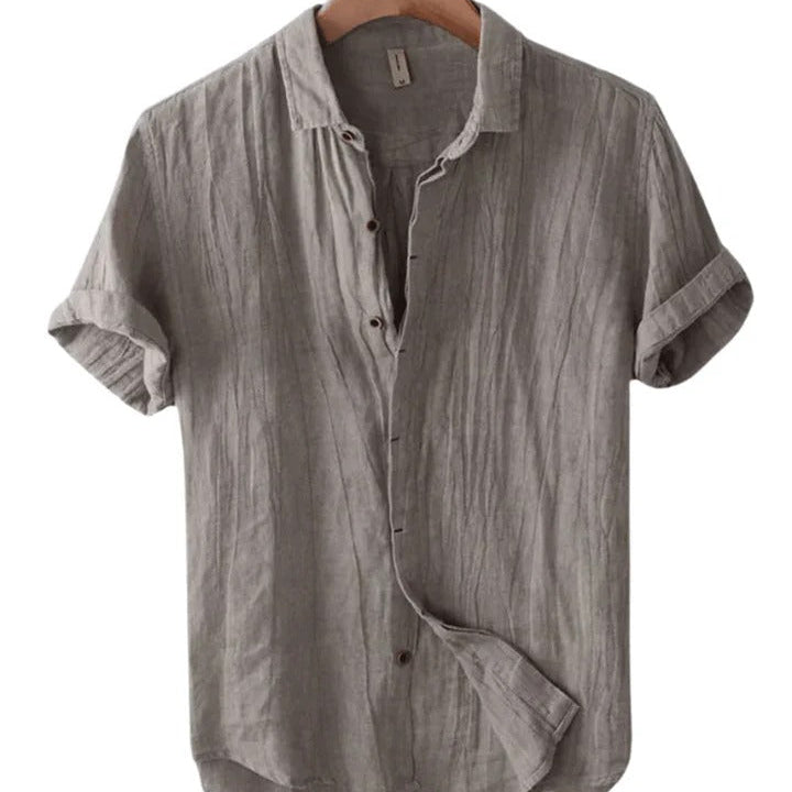 The Big Sur Men’s Lightweight Short Sleeve Button Up Shirt
