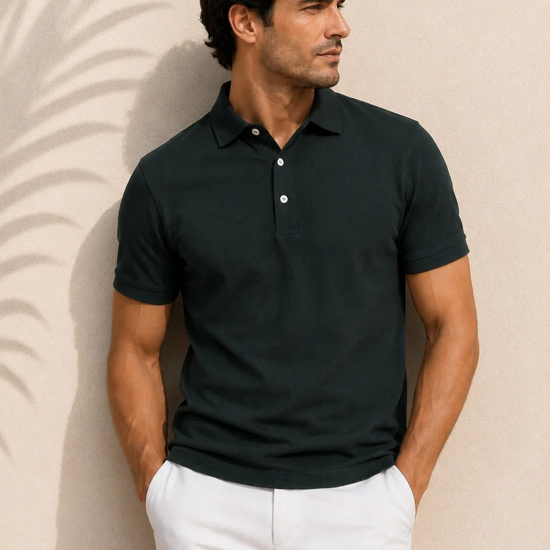 The Hidden Hills Men's Classic Smart Casual Polo Shirt