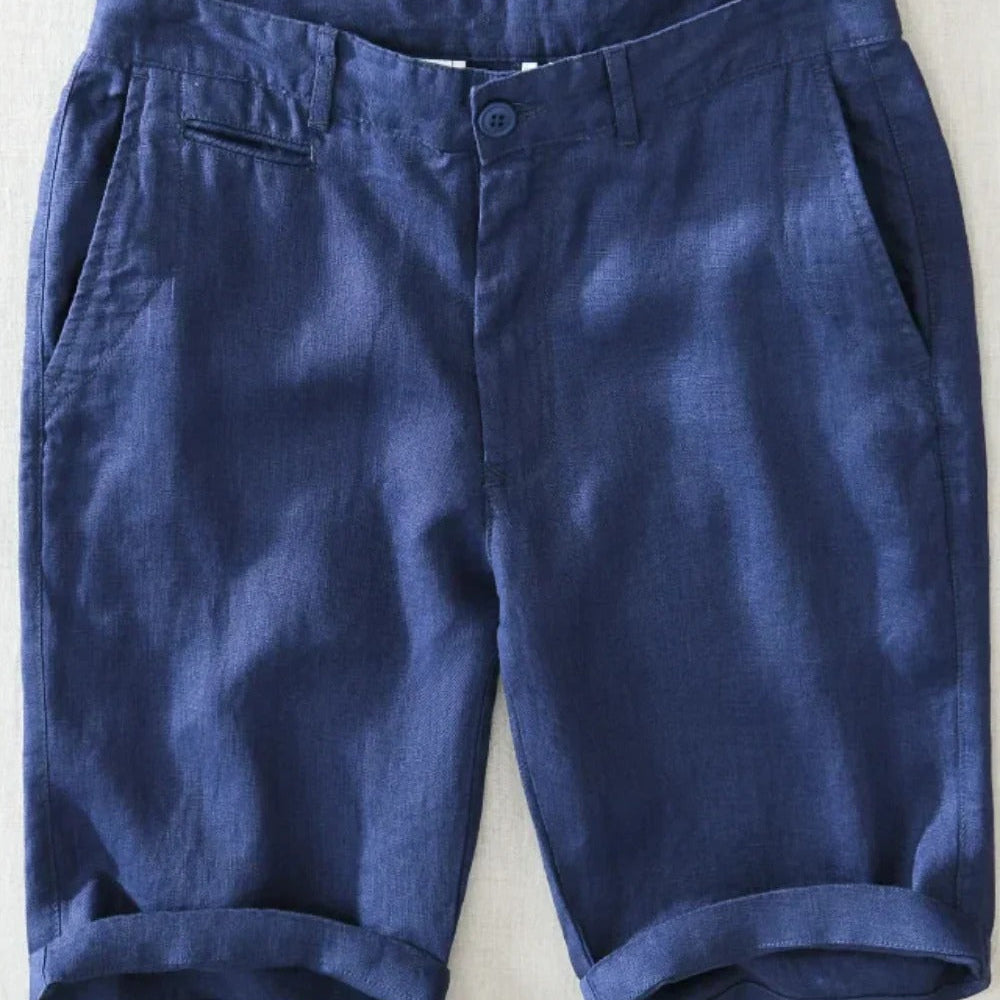 The Manhattan Men's Linen Tailored Shorts