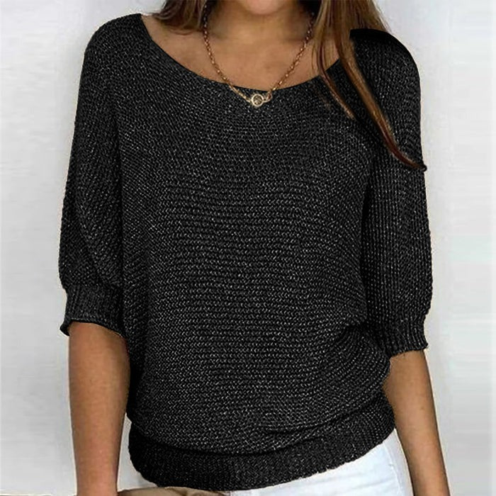 Women's Trendy Relaxed Knit Sweater