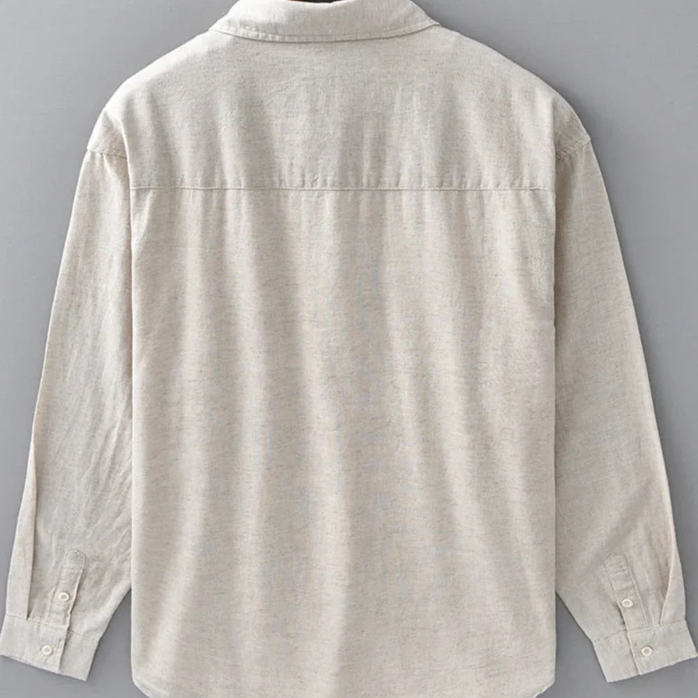 The Napa Men's Casual Linen Button Up Shirt