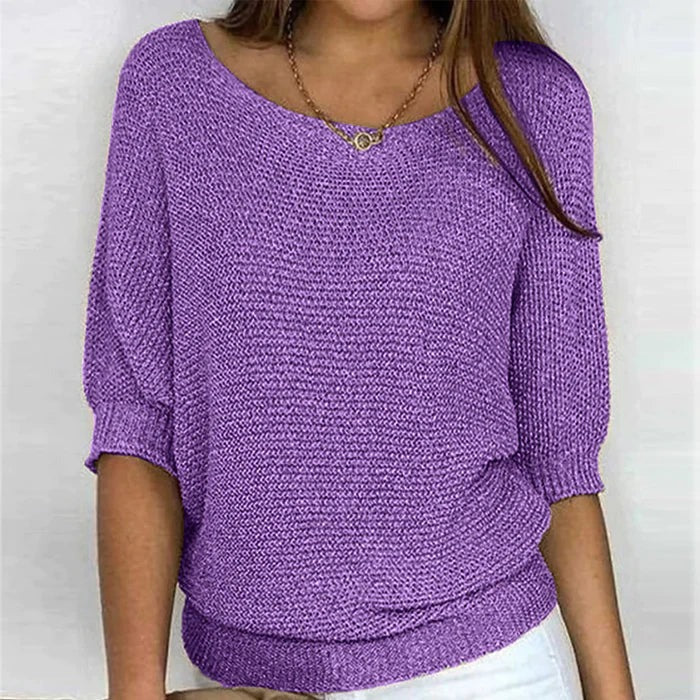 Women's Trendy Relaxed Knit Sweater
