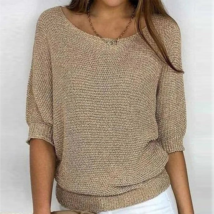 Women's Trendy Relaxed Knit Sweater