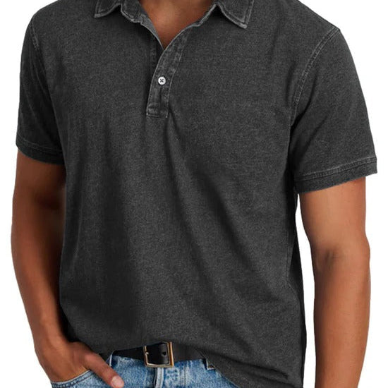 The Sirmione Men's Vintage Cotton Polo Shirt