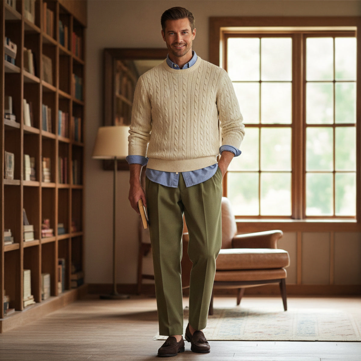 The Naples Men’s Loose Fit Breathable Linen Summer Pants