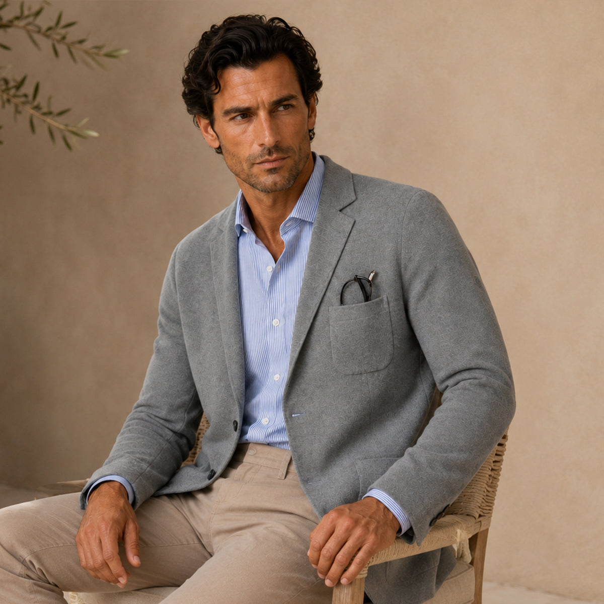 The Corsica Linen Summer Blazer - Wedding Guest Men - Formal Occasions