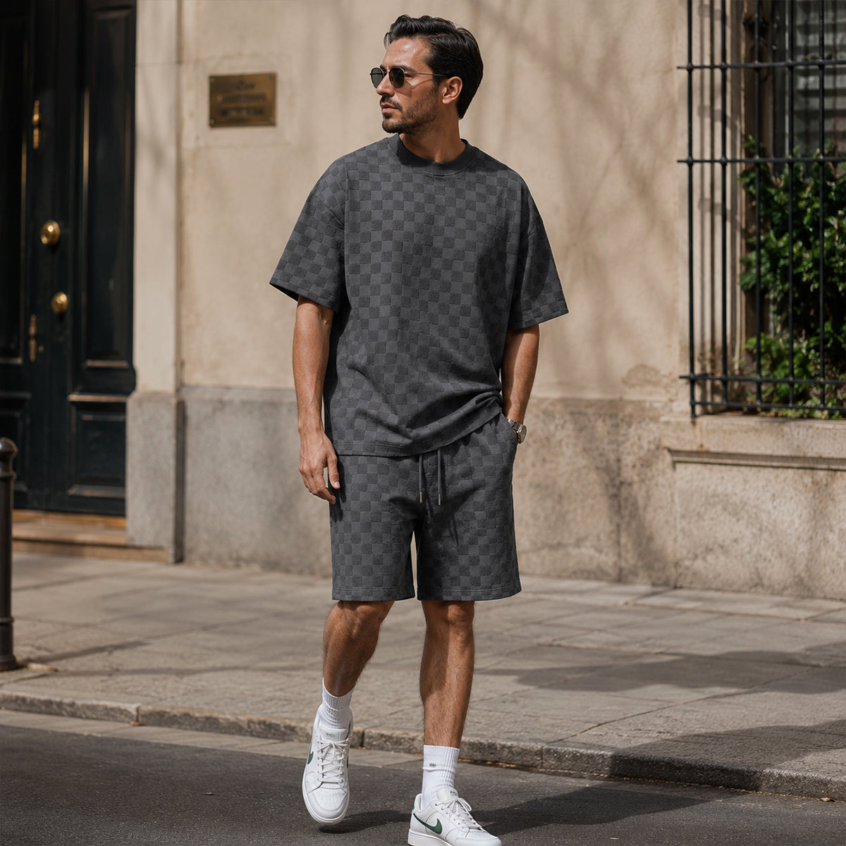 The Franklin Men’s Oversized Summer T-Shirt & Shorts Set