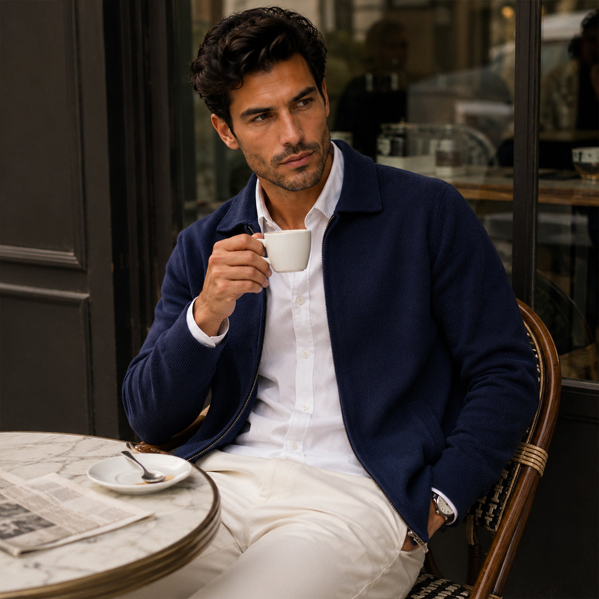 The Timberland Cashmere Sweater – Men's Soft Luxury Wool Knit Cardigan
