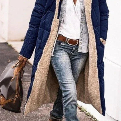 Women's Long Hooded Puffer Coat