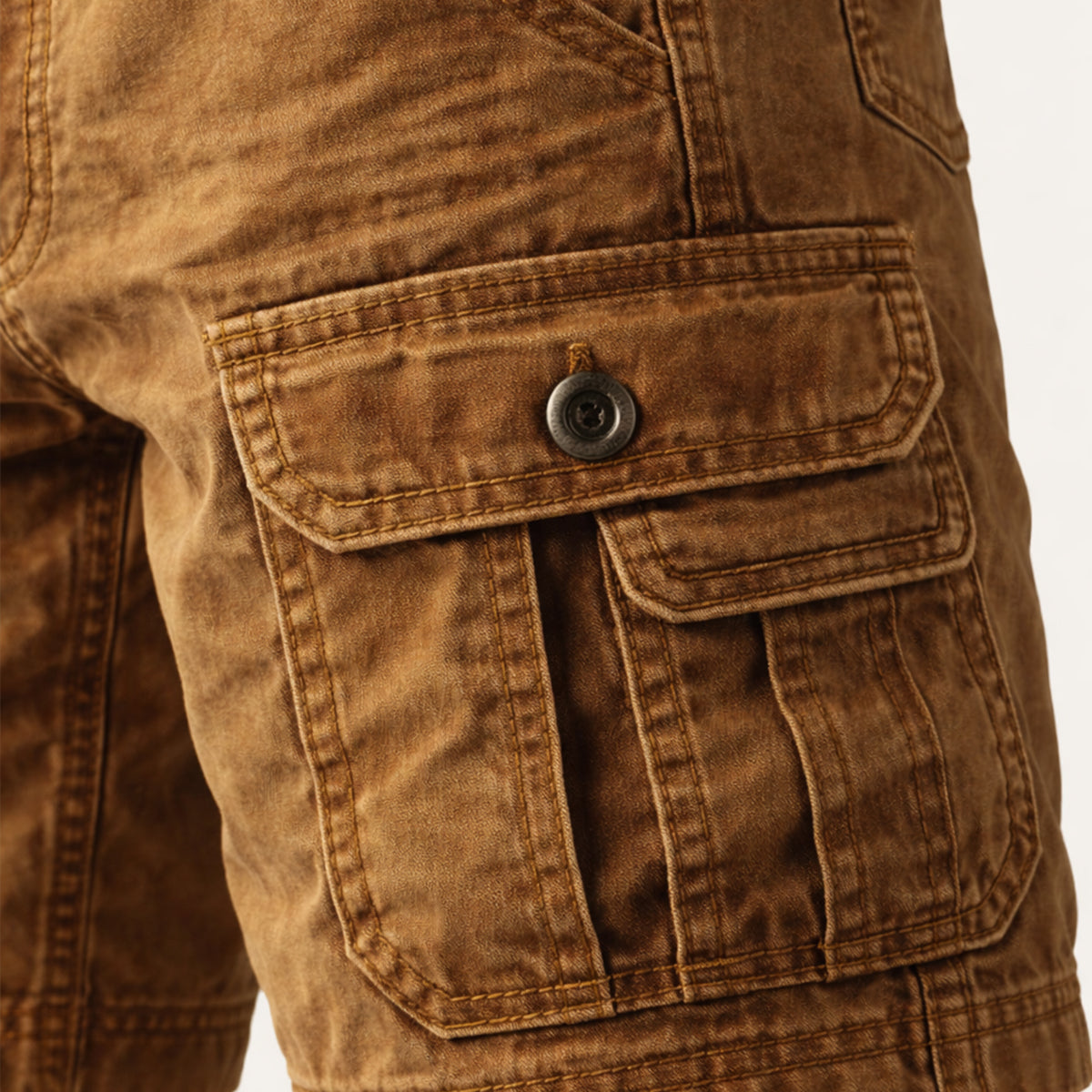 The Brixton Men’s Vintage Style Utility Cargo Shorts