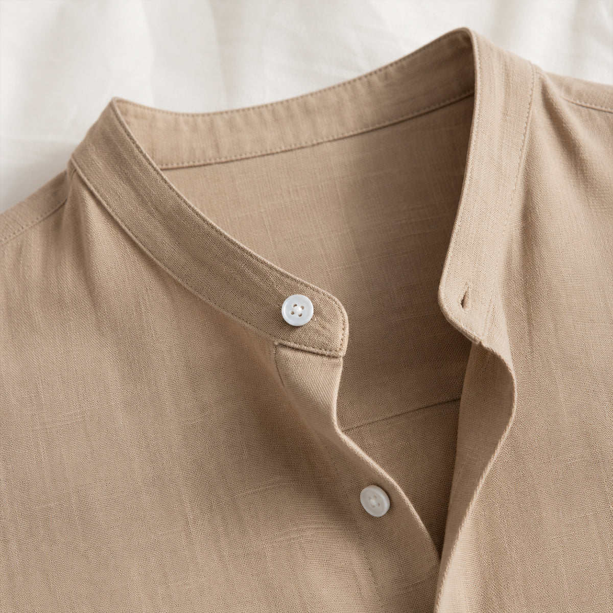 The Brentwood Men's Short Sleeve Linen Shirt & Drawstring Pants Set