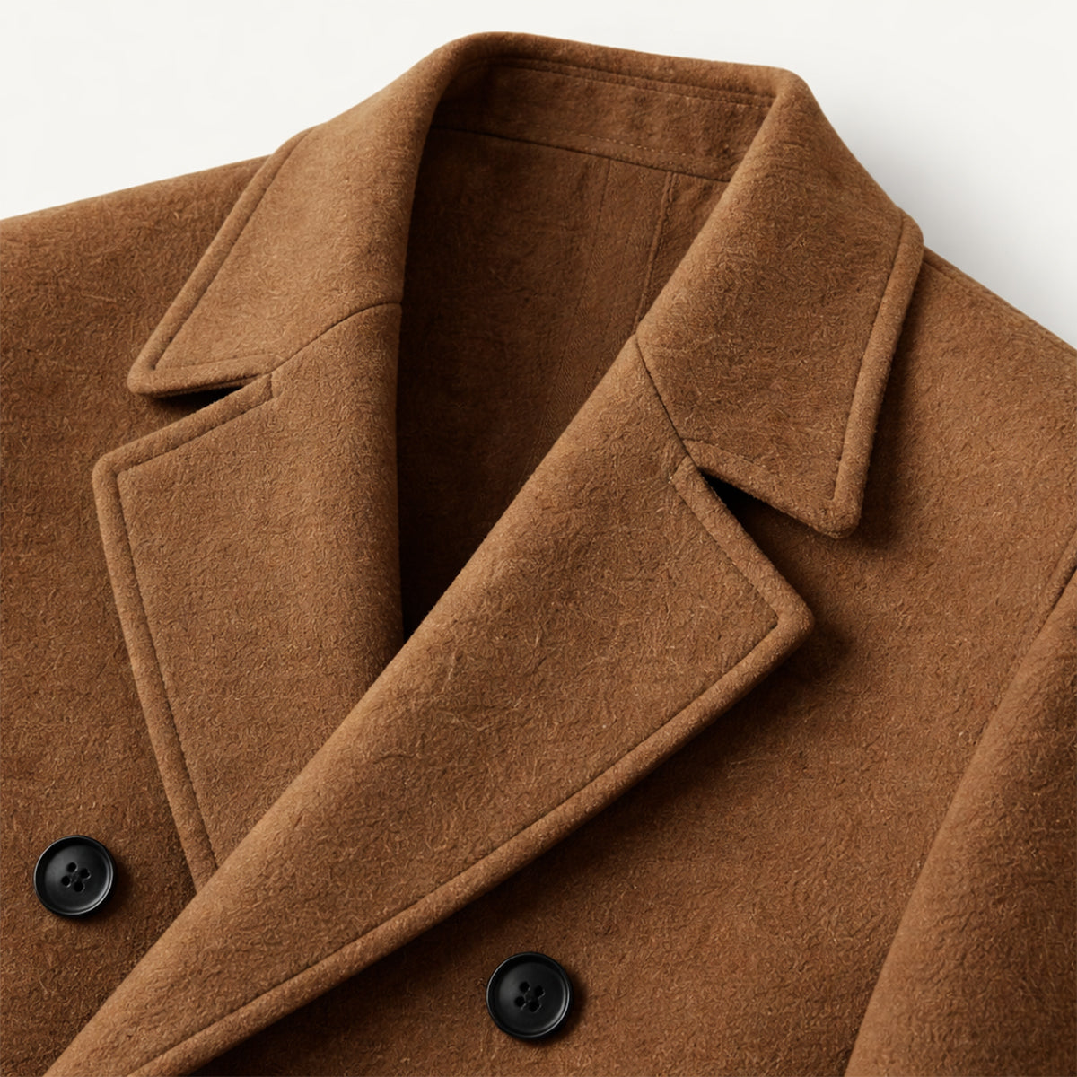 The Ravello Men’s Elegant Long Double Breasted Trench Coat