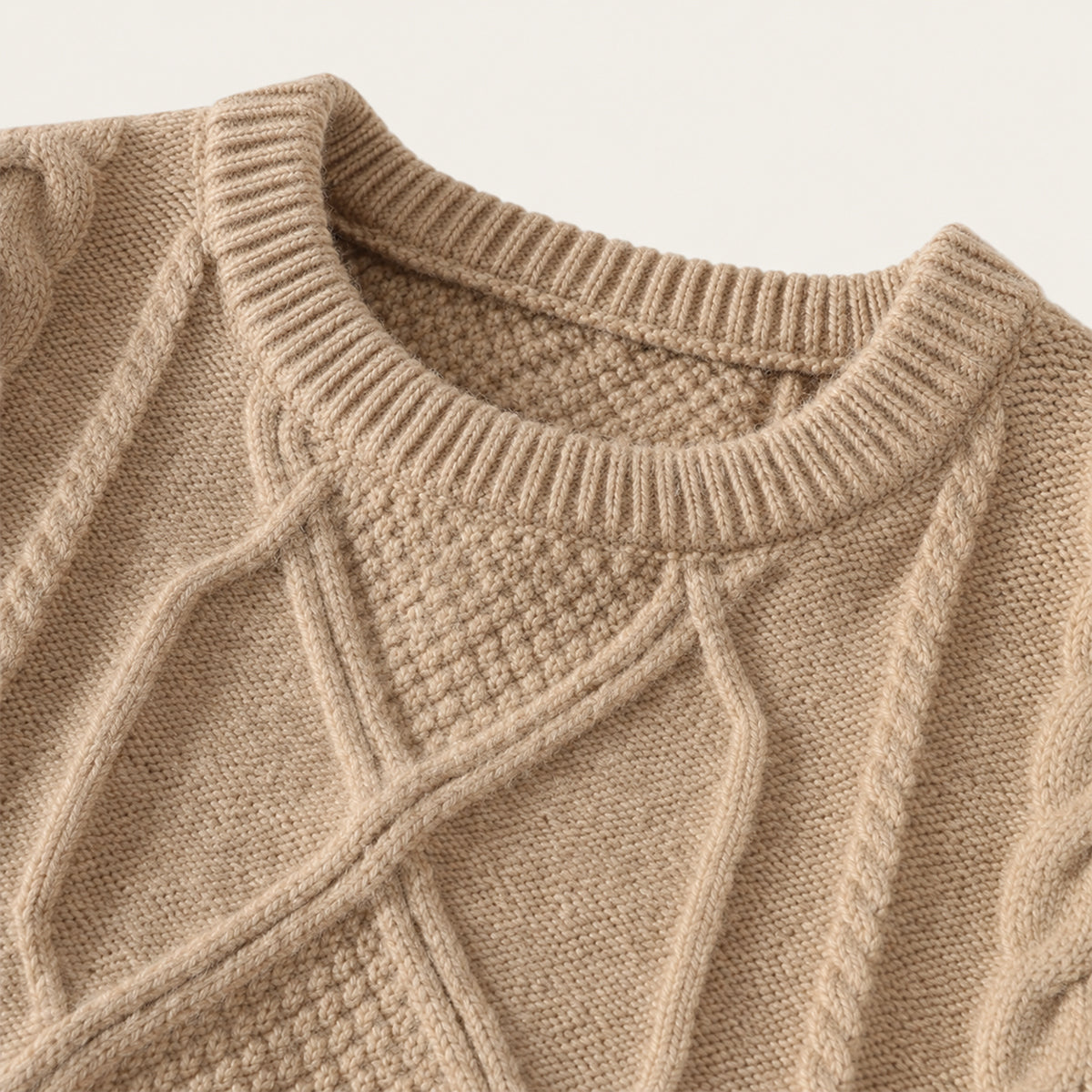 The Aberdeen Men’s Warm Chunky Fisherman Cable Knit Winter Sweater