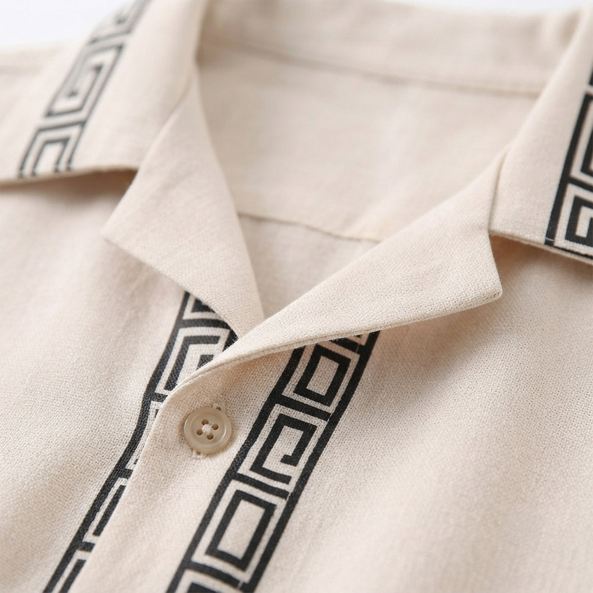 The Glenwood Ridge Men’s Casual Print Set – Shirt & Shorts