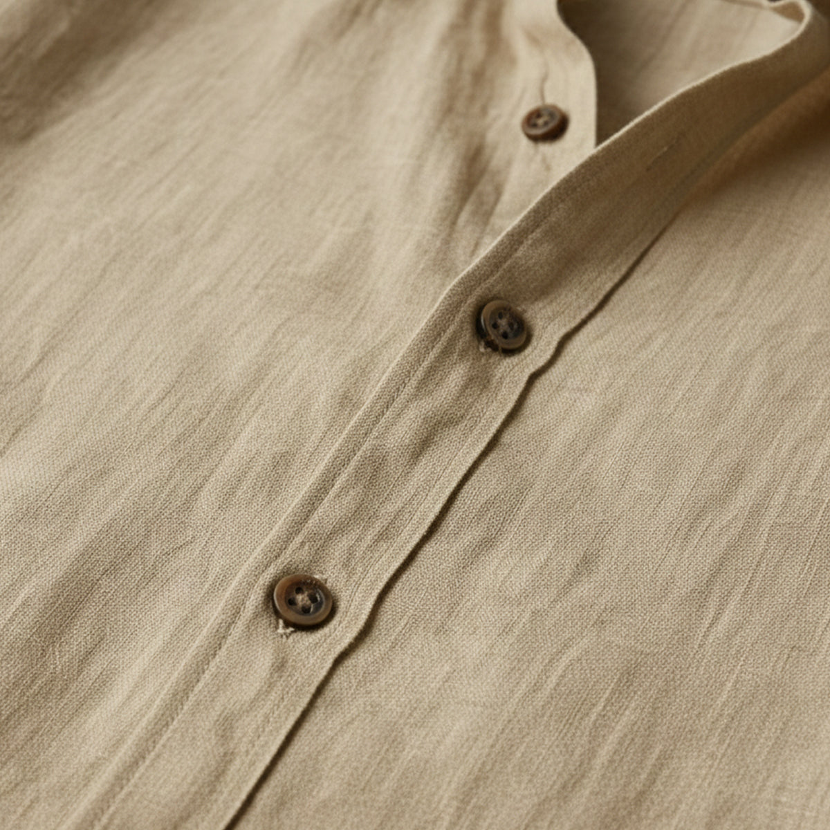 The Zurich Vintage Long Sleeve Linen Shirt for Men