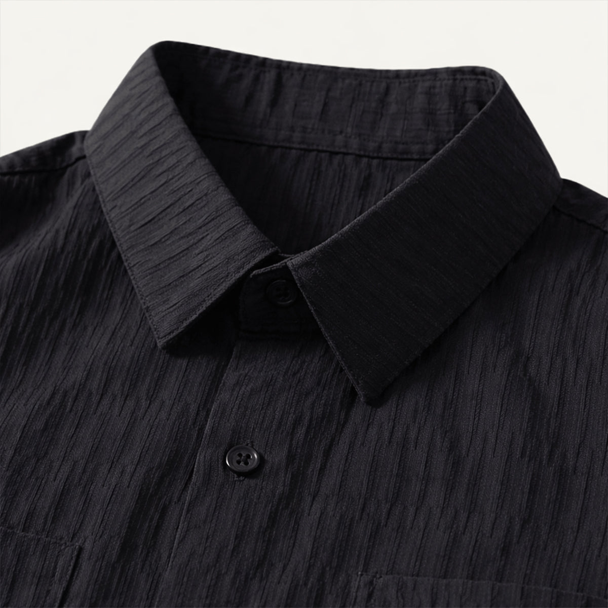 The Meadowwood Ridge Men’s Textured Stripe Button Down Retro Shirt