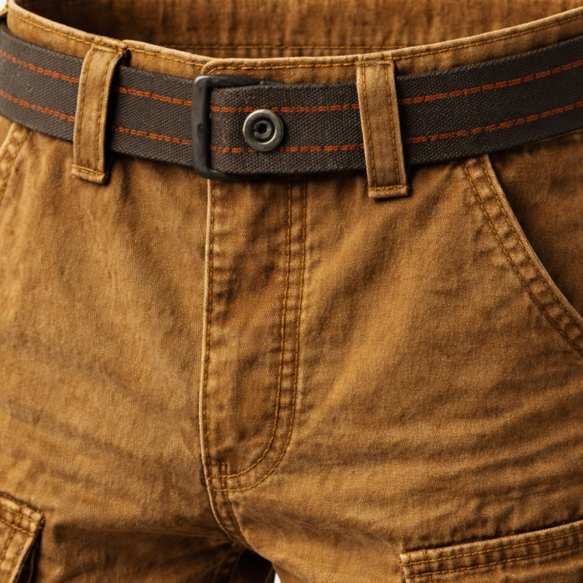 The Brixton Men’s Vintage Style Utility Cargo Shorts