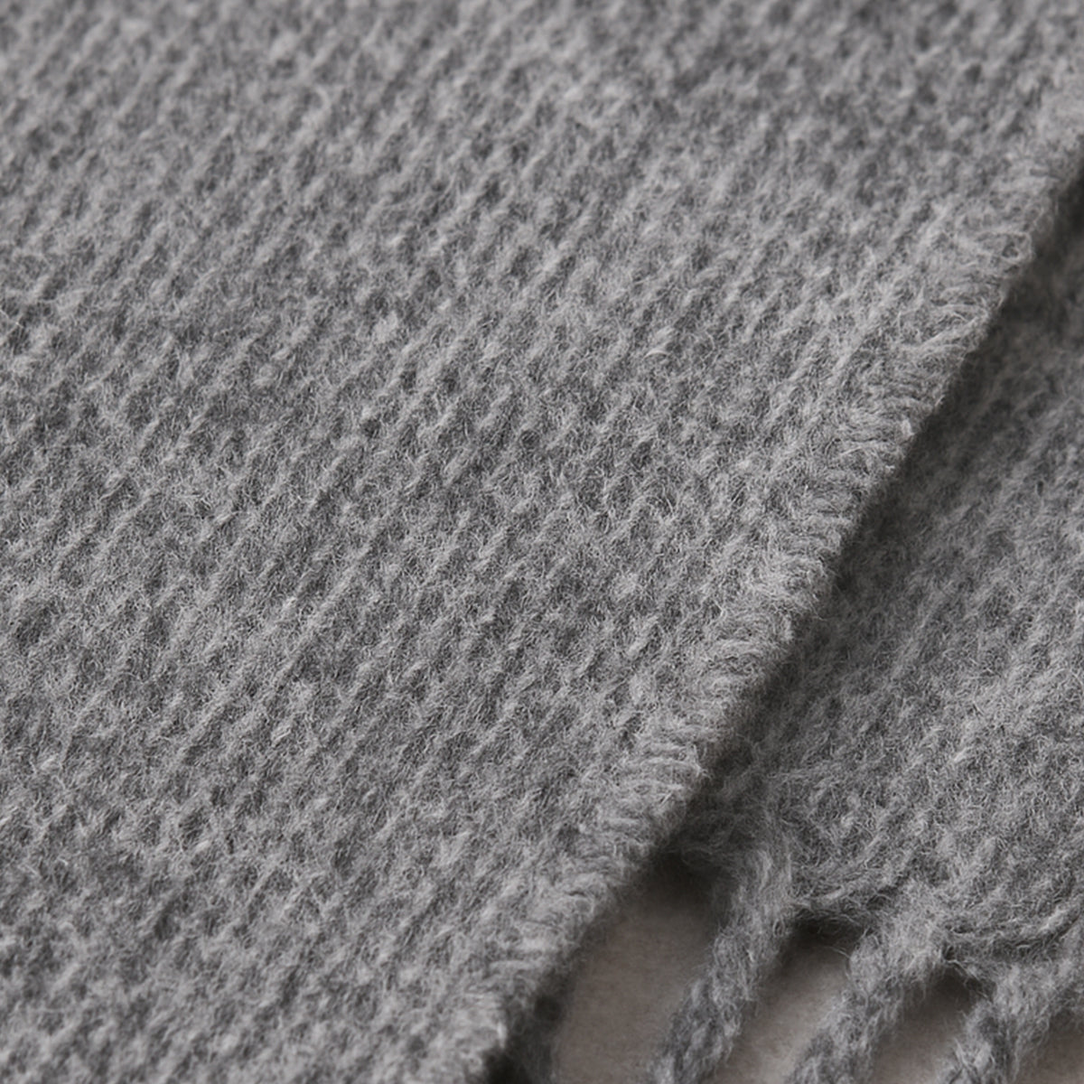 The Rive Gauche Cashmere Merino Scarf for Men - Grey